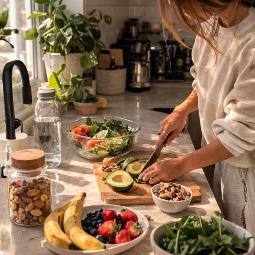 Preparación de comida real y nutritiva